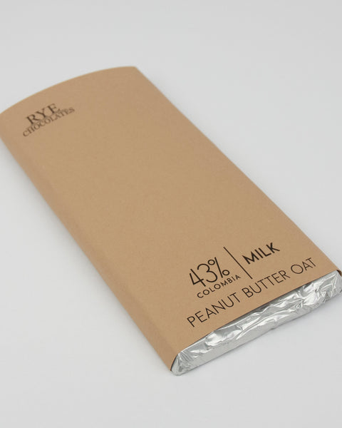 Peanut Butter Oat Milk, Colombian Milk Chocolate - Rye Chocolates