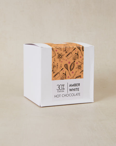 Amber White Hot Chocolate - 30% cocoa