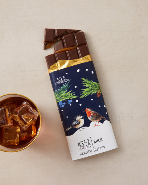 Brandy Butter Milk Chocolate Bar - 43.5% Venezuelan