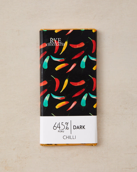 Chilli Dark Chocolate Bar - 64.5% Peruvian