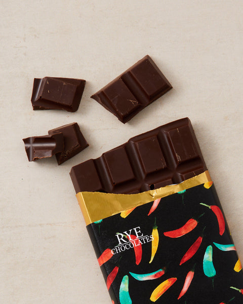 Chilli Dark Chocolate Bar - 64.5% Peruvian