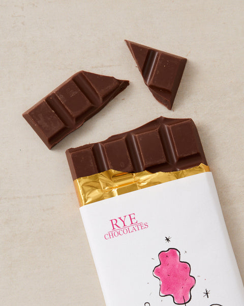 Christmas Candyfloss Milk Chocolate Bar - 43.5% Venezuelan