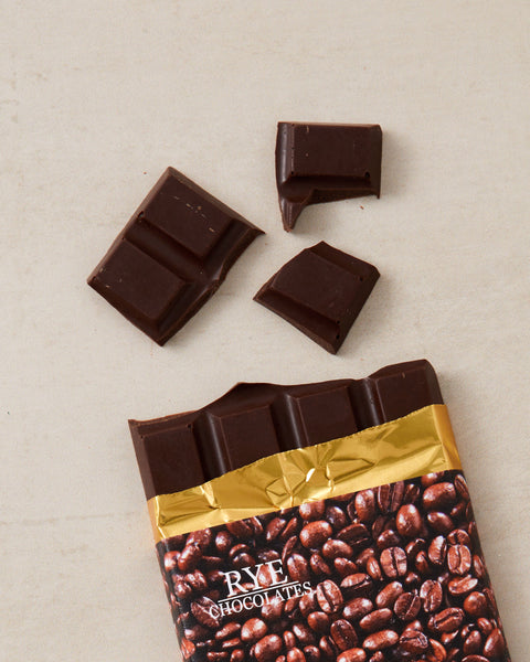 Coffee Dark Chocolate Bar - 72% Ecuadorian