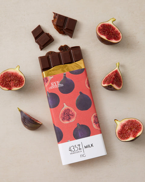 Fig Milk Chocolate Bar - 43.5% Venezuelan