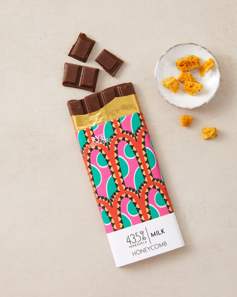 Honeycomb Milk Chocolate Bar - 43.5% Venezuelan