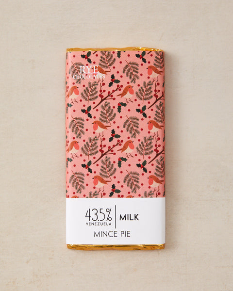 Mince Pie Milk Chocolate Bar - 43.5% Venezuelan