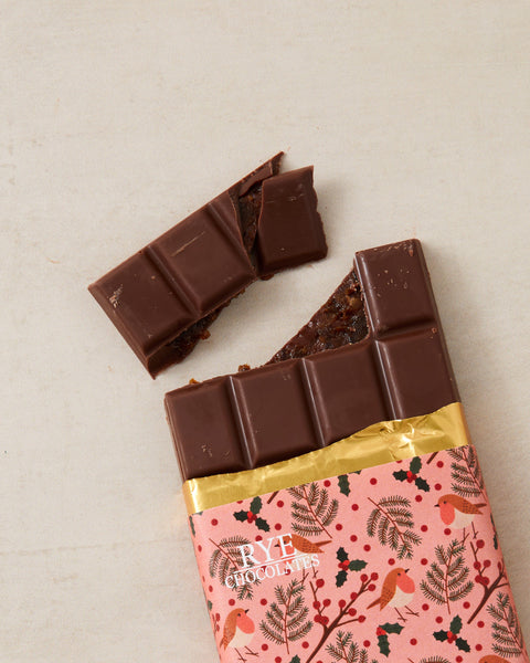 Mince Pie Milk Chocolate Bar - 43.5% Venezuelan