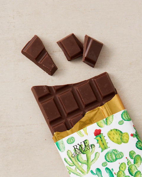 Pink Himalayan Sea Salt Milk Chocolate Bar - 45% Cameroonian