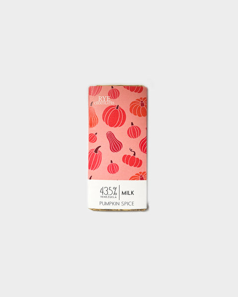 Pumpkin Spice Milk Chocolate Bar - 43.5% Venezuelan