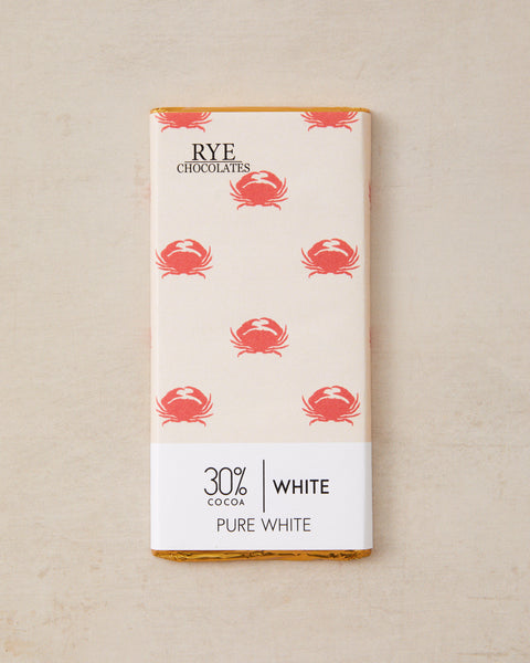 Pure White Chocolate Bar - 30% cocoa