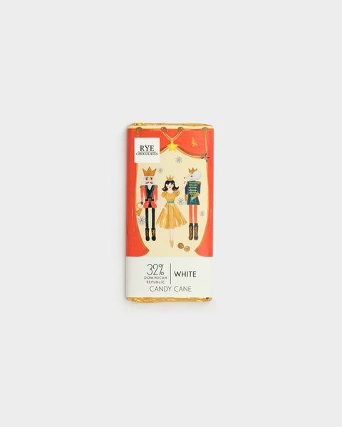 RC Candy Cane, 32% Dominican Republic White Chocolate