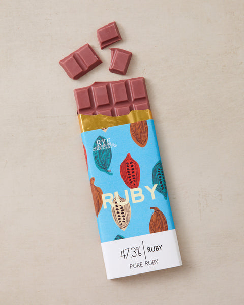 Ruby Chocolate Bar - 47.3% Cocoa