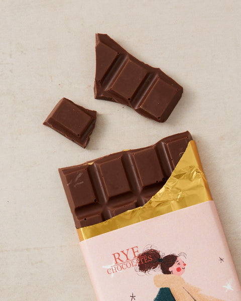 Festive Honeycomb Milk Chocolate Bar - 43.5% Venezuelan