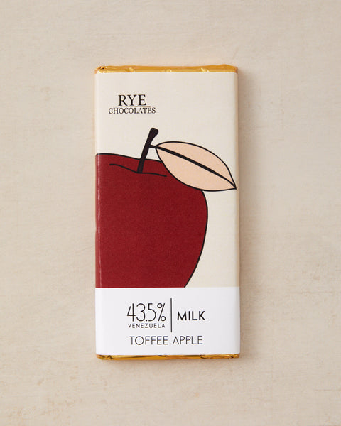 Toffee Apple Milk Chocolate Bar - 43.5% Venezuelan