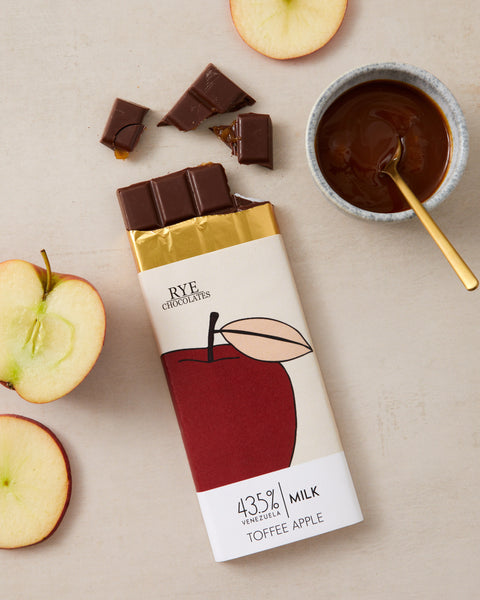 Toffee Apple Milk Chocolate Bar - 43.5% Venezuelan