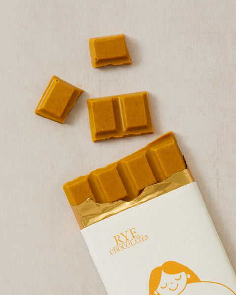 Turmeric Latte White Chocolate Bar - 36% Papua New Guinea