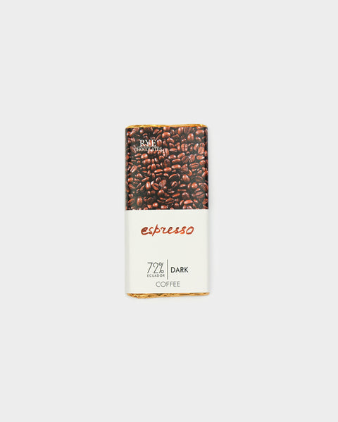 Coffee Dark Chocolate Bar - 72% Ecuadorian