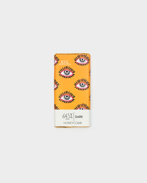 Honeycomb Dark Chocolate Bar - 64.5% Peruvian