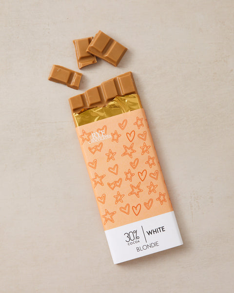 Blondie Amber White Chocolate Bar - 30% cocoa