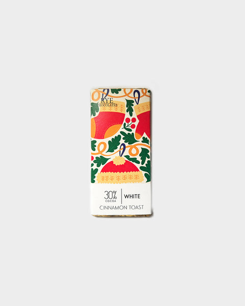 Cinnamon Toast Amber White Chocolate Bar - 30% cocoa