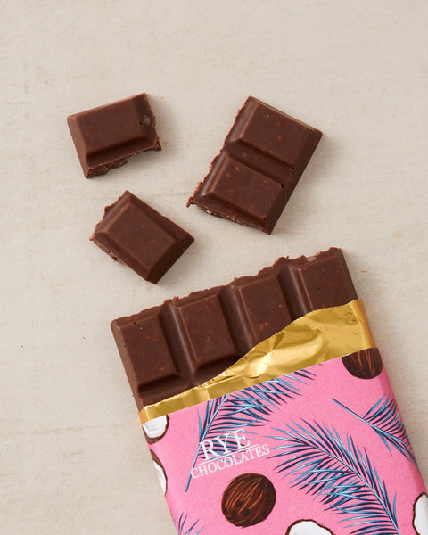 Coconut & Almond Milk Chocolate Bar - 45% Cameroonian