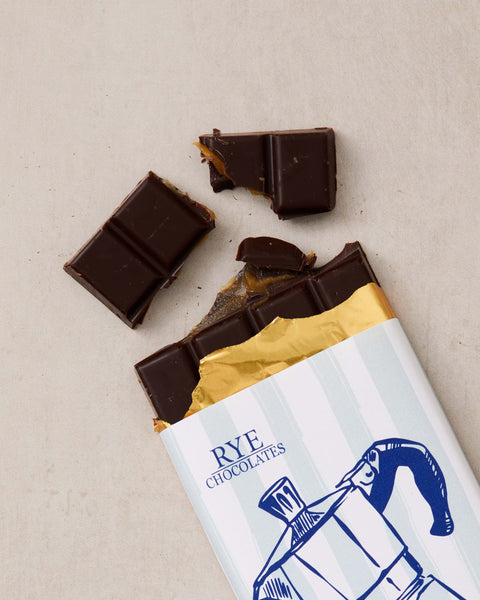 Coffee Caramel Dark Chocolate Bar - 64.5% Peruvian