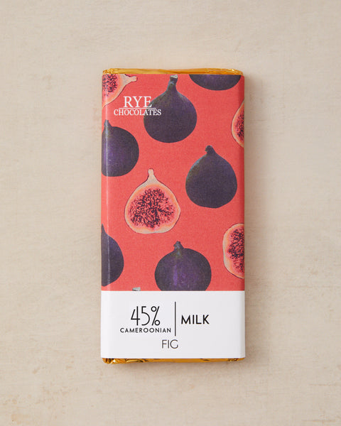 Fig Milk Chocolate Bar - 45% Cameroonian