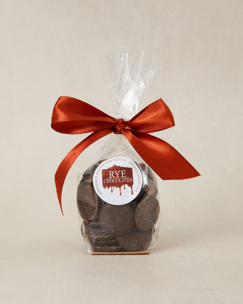 Giant Medium-dark Chocolate Buttons - 64.5% Peruvian