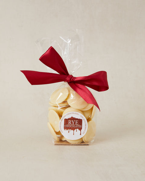 Giant White Chocolate Buttons - 36% Papua New Guinea