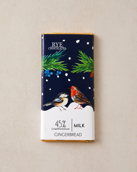 Gingerbread Milk Chocolate Bar - 45% Cameroonian