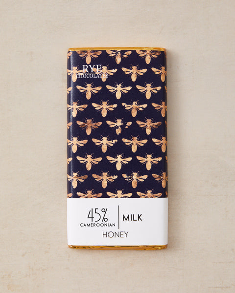Honey Milk Chocolate Bar - 45% Cameroonian