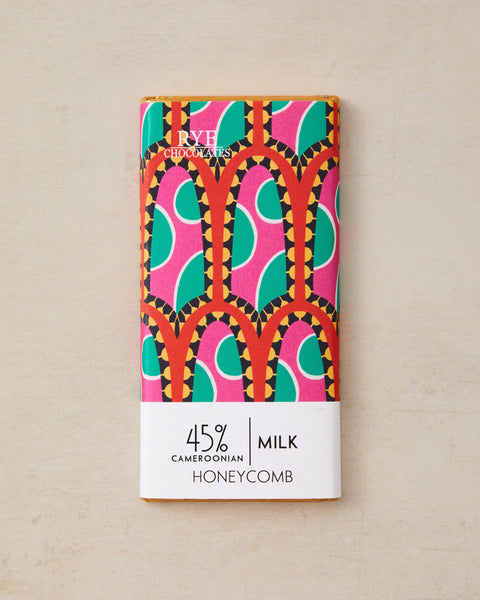 Honeycomb Milk Chocolate Bar - 45% Cameroonian