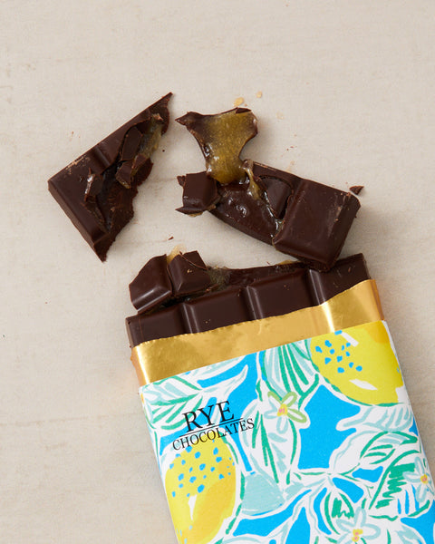 Lemon Curd Dark Chocolate Bar - 64.5% Peruvian