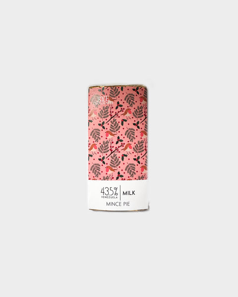 Mince Pie Milk Chocolate Bar - 43.5% Venezuelan