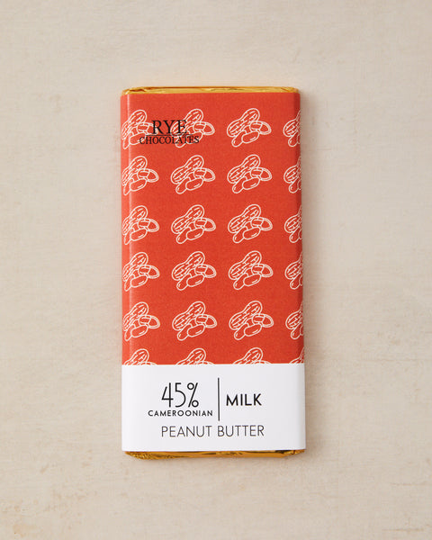 Peanut Butter Milk Chocolate Bar - 45% Cameroonian