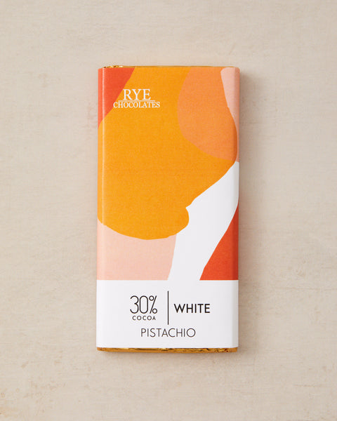 Pistachio White Chocolate Bar - 30% cocoa