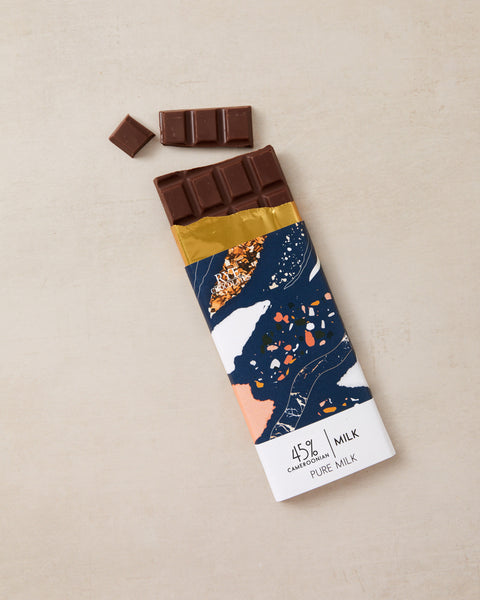 Pure Milk Chocolate Bar - 45% Cameroonian