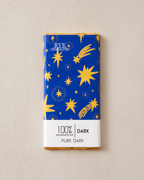 Pure (Very) Dark Chocolate Bar - 100% Madagascan