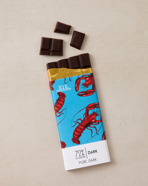 Pure (Very) Dark Chocolate Bar - 72% Ecuadorian
