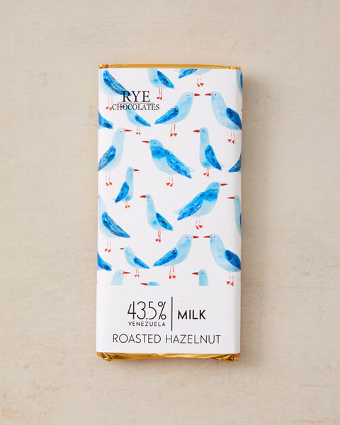 Roasted Hazelnut Milk Chocolate Bar - 43.5% Venezuelan