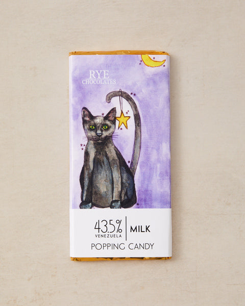 Popping Candy Milk Chocolate Bar - 43.5% Venezuelan