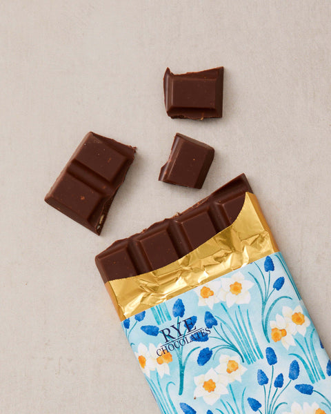 Salted Roasted Almond Milk Chocolate Bar - 45% Cameroonian