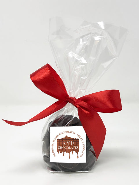 Giant Medium-dark Chocolate Buttons - 64.5% Peruvian