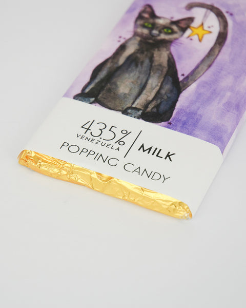 Popping Candy Milk Chocolate Bar - 43.5% Venezuelan