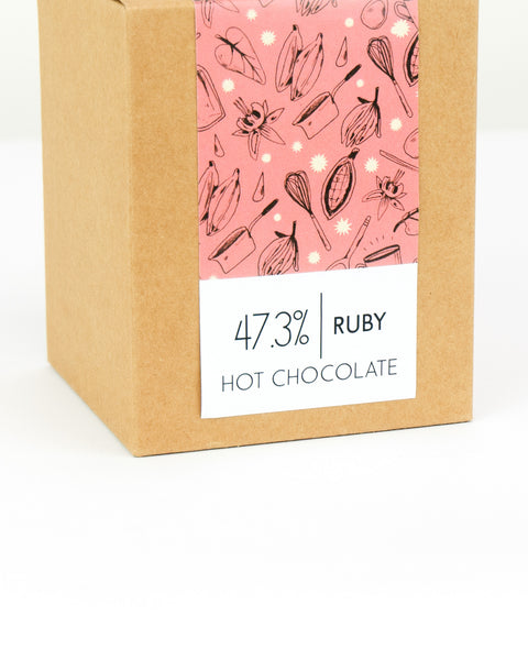 Ruby Hot Chocolate - 47% cocoa